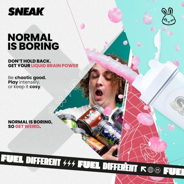 SNEAK Energy Drink Powder | 15 Assorted Servings | No Sugar. No Nasties. Just Natural Caffeine, Focus-Boosting Nootropics | 15 Servings - Image 7