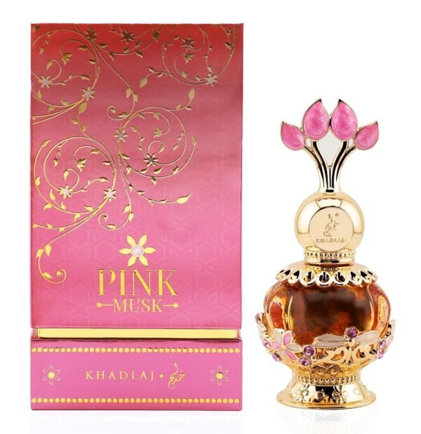 KHADLAJ PERFUMES Pink Musk Concentrated Perfume Oil for Women, 20 ml / 0.7 Ounce - Image 3