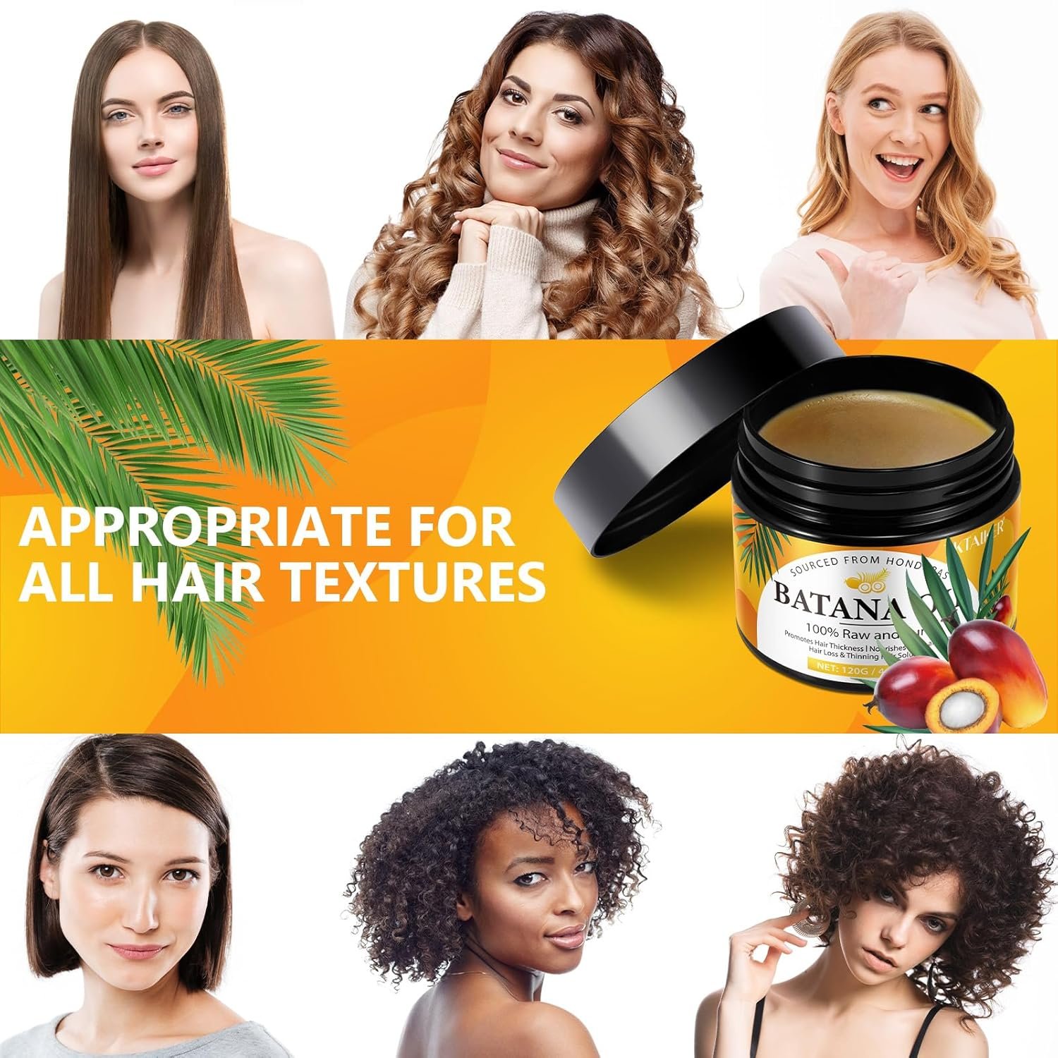 Raw Batana Oil for Hair Growth, 100% Pure Batana Oil, Dr. Sebi Batana Oil from Honduras, Organic, Unrefined, Prevents Hair Loss, Hair Care, Enhances Hair Thickness in Men & Women 4.2 oz - Image 6