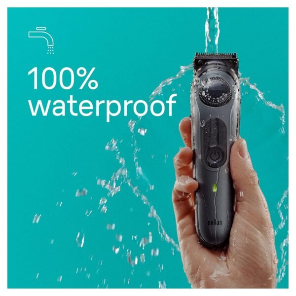 Braun All-in-One Style Kit Series 5 5490, 9-in-1 Trimmer for Men with Beard Trimmer, Body Trimmer for Manscaping, Hair Clippers & More, Ultra-Sharp Blade, 40 Length Settings, Waterproof - Image 9