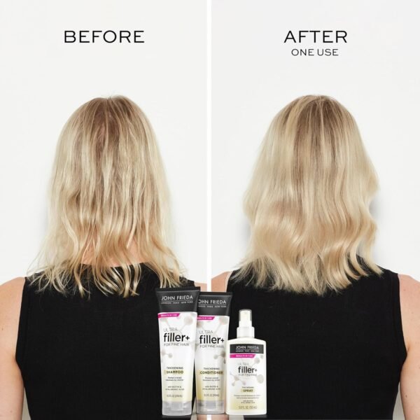 John Frieda ULTRAfiller+ Volumizing Conditioner for Fine, Thinning Hair with Biotin and Hyaluronic Acid, 8.3 Oz - Image 3
