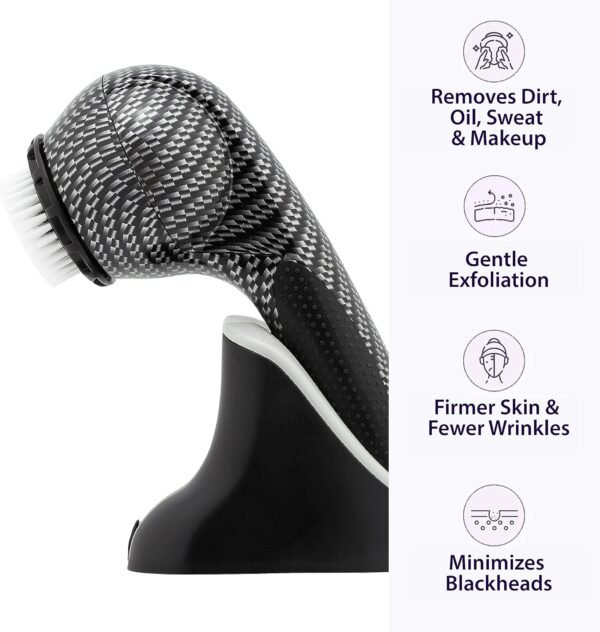 Michael Todd Beauty - Soniclear Elite - Facial Cleansing Brush System - 6-Speeds - Face Cleansing Brush & Exfoliating Body Scrubber - Image 3
