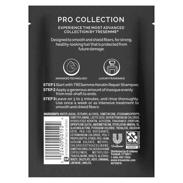 TRESemmé Smoothing Hair Mask Keratin Smooth 1.5 oz - Image 4