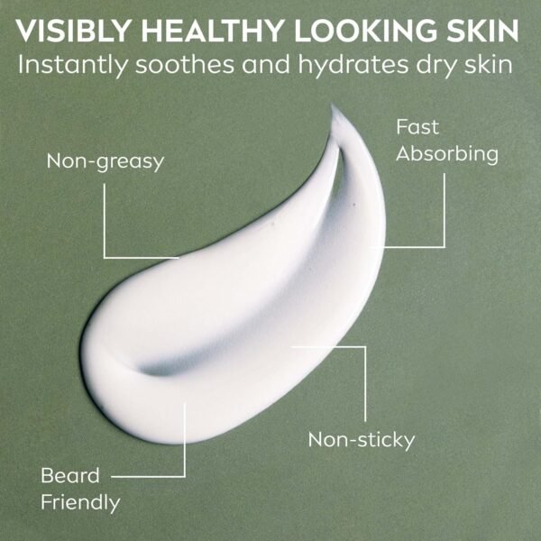 NIVEA MEN Sensitive Calm Face and Beard Balm, Beard Moisturizer, Face Moisturizer for Men, 5 Fl Oz Pump Bottle - Image 3