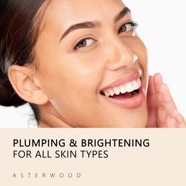 Asterwood Vitamin C Face Serum - with Hyaluronic Acid - Smoothing, Hydrating, Stimulates Collagen Production - Fragrance-Free - 1 Fl Oz - Image 5
