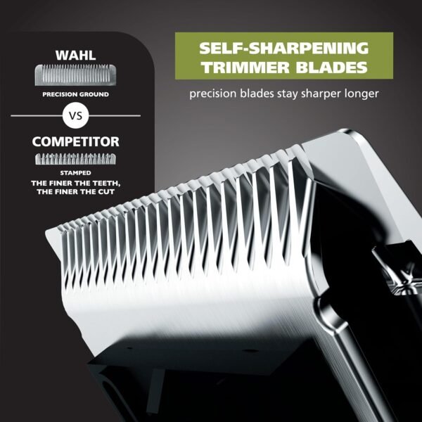 Wahl Color Pro All in One Rechargeable Cordless Color Coded Beard Trimmer with Detail Eyebrow Trimmer and Rotary Nose Hair Trimmer for Men- Model 3025945 - Image 6
