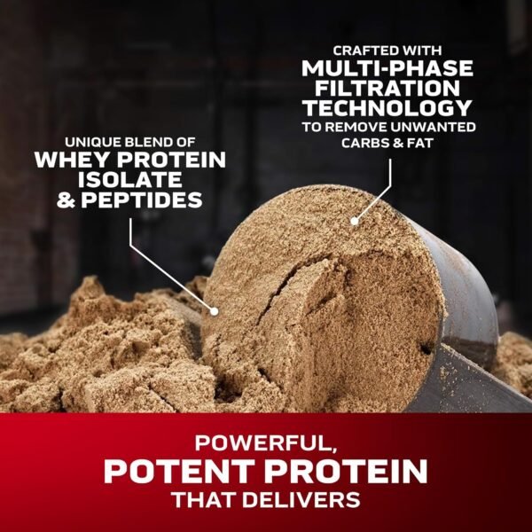 Muscletech Whey Protein Powder (Strawberry, 4 Pound) - Nitro-Tech Muscle Building Formula with Whey Protein Isolate & Peptides - 30g of Protein, 3g of Creatine & 6.6g of BCAA - Image 4