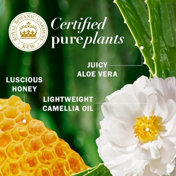 Herbal Essences Sulfate Free Shampoo with Honey for Daily Moisture, Nourishes Dry Hair, Moisturizing Shampoo with Certified Camellia Oil and Aloe Vera, Lightweight For All Hair Types, 33.8oz - Image 7