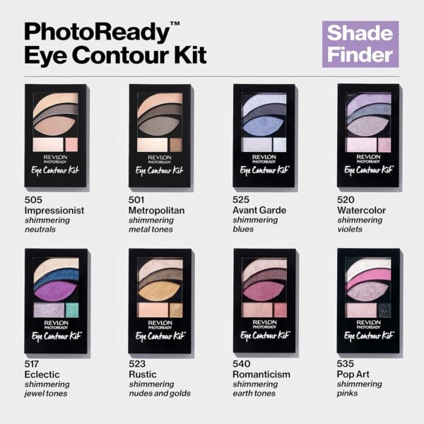 Revlon Eyeshadow Paette, PhotoReady Eye Makeup, Creamy Pigmented in Blendable Matte & Shimmer Finishes 523 Rustic, 0.01 Oz - Image 7
