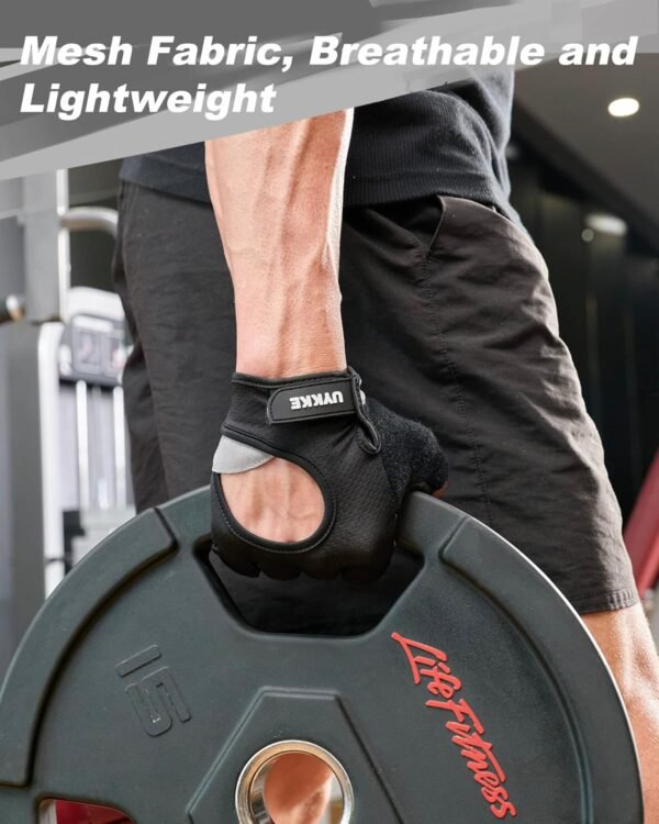 Workout Gloves for Men and Women, Exercise Gloves for Weight Lifting, Cycling, Gym, Training, Breathable and Snug Fit - Image 8