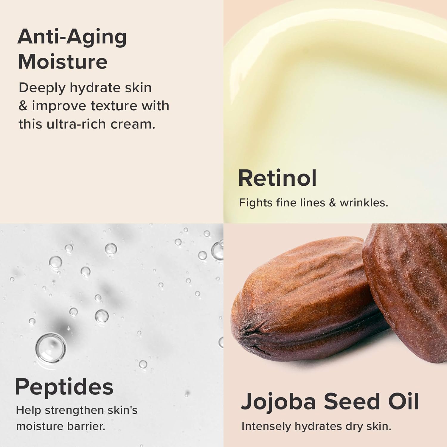 Paula's Choice RESIST Intensive Repair Cream with Retinol, Hyaluronic Acid & Jojoba, Concentrated Anti-Aging Moisturizer for Dry, Chapped Skin, 1.7 Ounce - Image 4