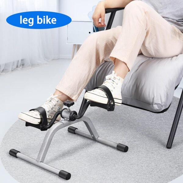 Pedal Exercise Mini Exercise Bike for Leg and Arm Recovery Exercise Lightweight and Portable Floor Bike - Image 5
