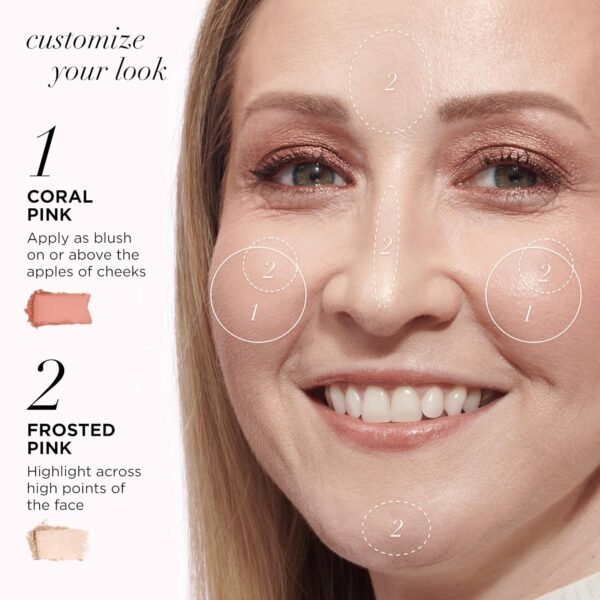 IT Cosmetics Celebrate Glow Face & Eye Makeup Palette - Multitasking Blush, Highlight & Eyeshadow Palette in Matte, Pearl & Shimmer Shades - Image 6