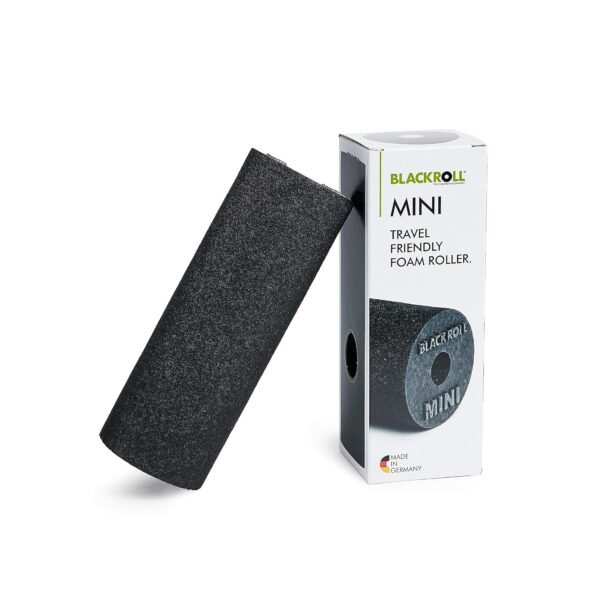 BLACKROLL - Mini Foam Roller, Massage Tool for Feet, Hands, and Arms, Ideal for Travel Size and Targeted Myofascial Release, for Exercise, Massage, and Muscle Recovery, 6" x 2", Black - Image 2