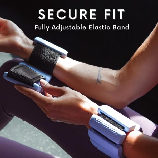 Polyfit Wrist & Ankle Weights - 1 Pair - Wearable Ankle Weights for Women and Men - Wearable Bracelet for Exercise, Yoga, Walking, Running, Dance, Barre, Pilates, Cardio, Aerobics - Image 4