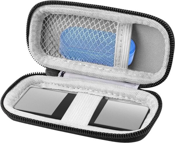 Heart Monitor Case Compatible with AliveCor Kardia Mobile ECG/for KardiaMobile 6L for Apple and Android Device - CASE ONLY (Black) - Image 2
