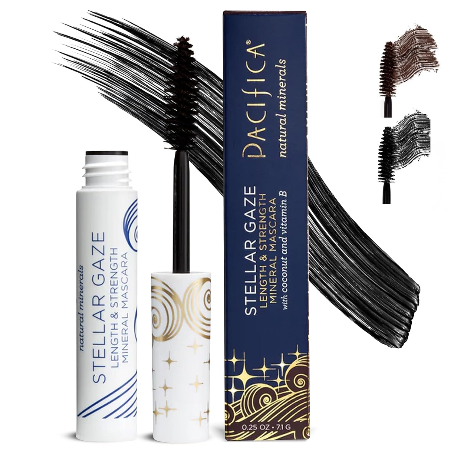 Pacifica Stellar Gaze Length & Strength Mineral Mascara (Supernova) - Image 2