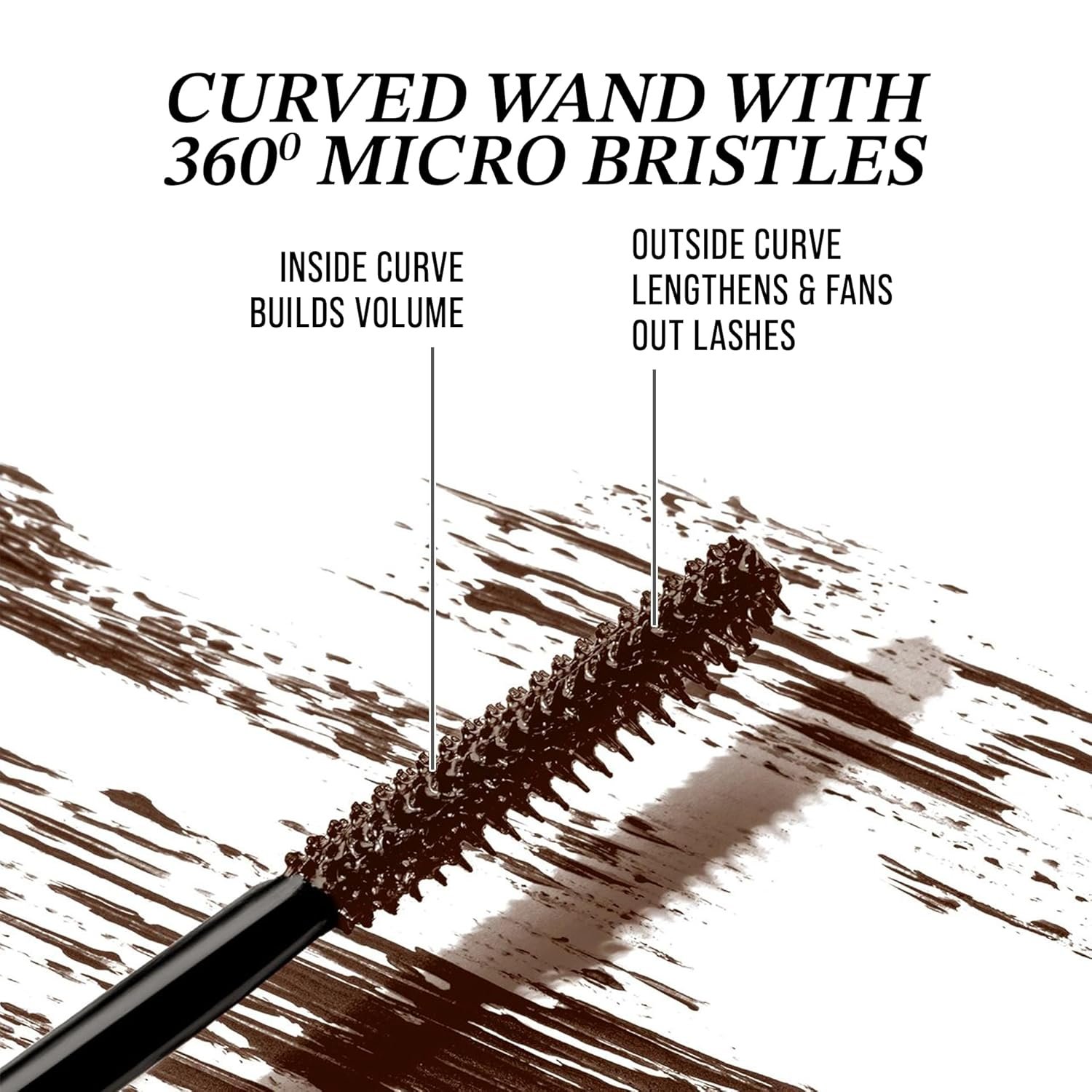 EXTRA LONG WEAR VOLUMIZING MASCARA (BROWN) - Image 7