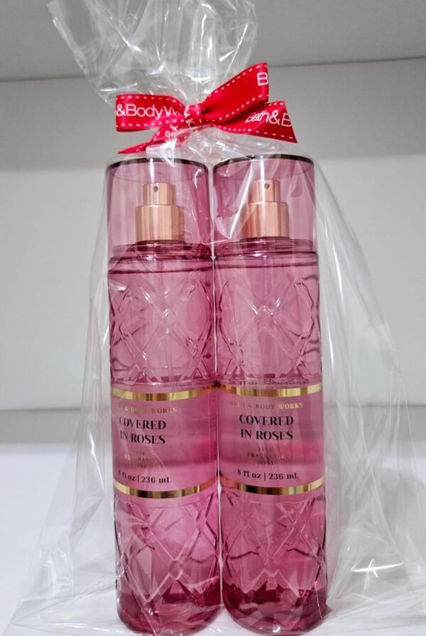 Bath and Body Covered in Roses Fine Fragrance Mist, 8 fl oz, Set of 2 - Image 3