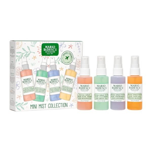 Mario Badescu Facial Spray Collection with Rose Water, Cucumber, Lavender and Orange Blossom, Multi-Purpose Cooling and Hydrating Face Mist for All Skin Types, Dewy Finish - Image 3