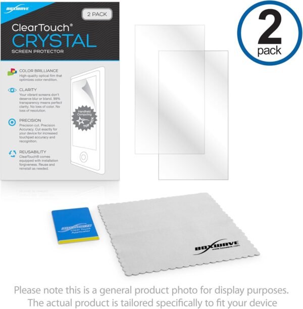 BoxWave Screen Protector Compatible with Etekcity ESN00 Smart Nutrition Scale - ClearTouch Crystal (2-Pack), HD Film Skin - Shields from Scratches - Image 7