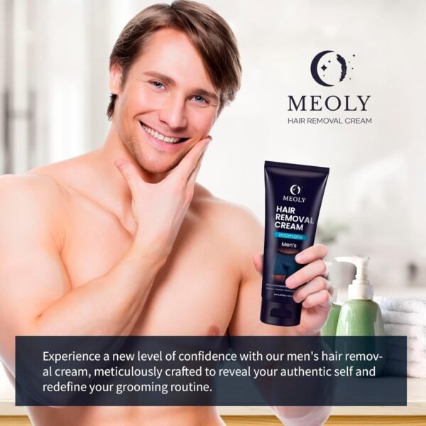 Intimate Hair Removal Cream for Men: Effective Painless Flawless Depilatory Cream for arms legs chest and Bikini Area Suitable for All Skin Types 4.2 fl.oz - Image 7