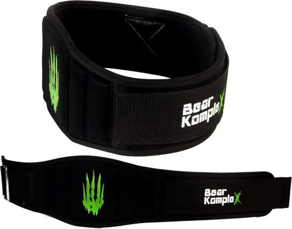 Bear KompleX 6" Strength Weightlifting Belt for Men & Women, Durable, Easily Adjustable, Low Profile with Super Firm Back for Support During Powerlifting, Cross Training, Squats, Weights, and More. - Image 2