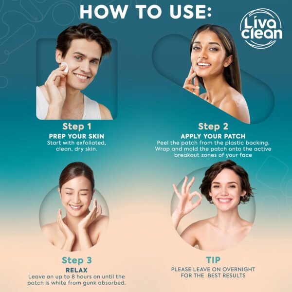 LivaClean 272 CT Pimple Patches Variety Pack w/Tea Tree Oil, Salicylic Acid & Calendula Oil - Pimple Patches Large, Large Acne Dressing for Face Acne Patch XL, Hydrocolloid Patch - Image 5