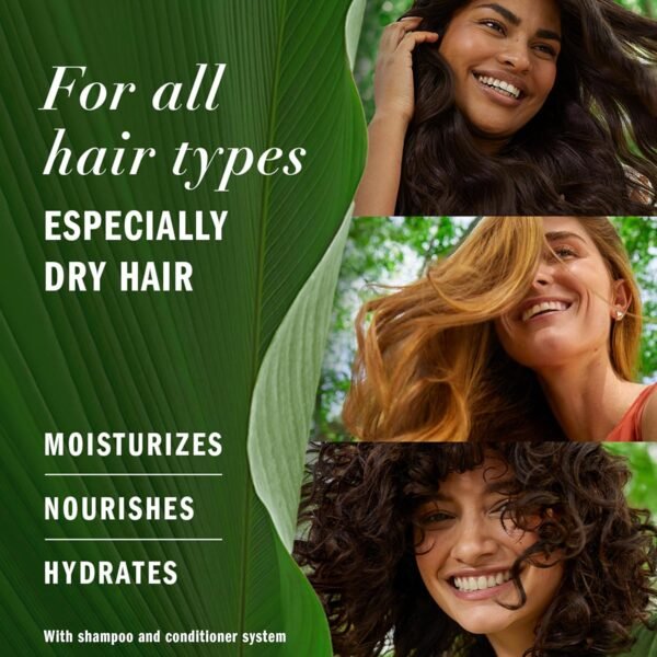 Herbal Essences Sulfate Free Shampoo with Honey for Daily Moisture, Nourishes Dry Hair, Moisturizing Shampoo with Certified Camellia Oil and Aloe Vera, Lightweight For All Hair Types, 33.8oz - Image 4
