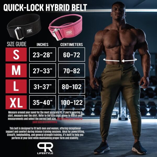 Quick-Lock Hybrid Weightlifting Belt - Image 6