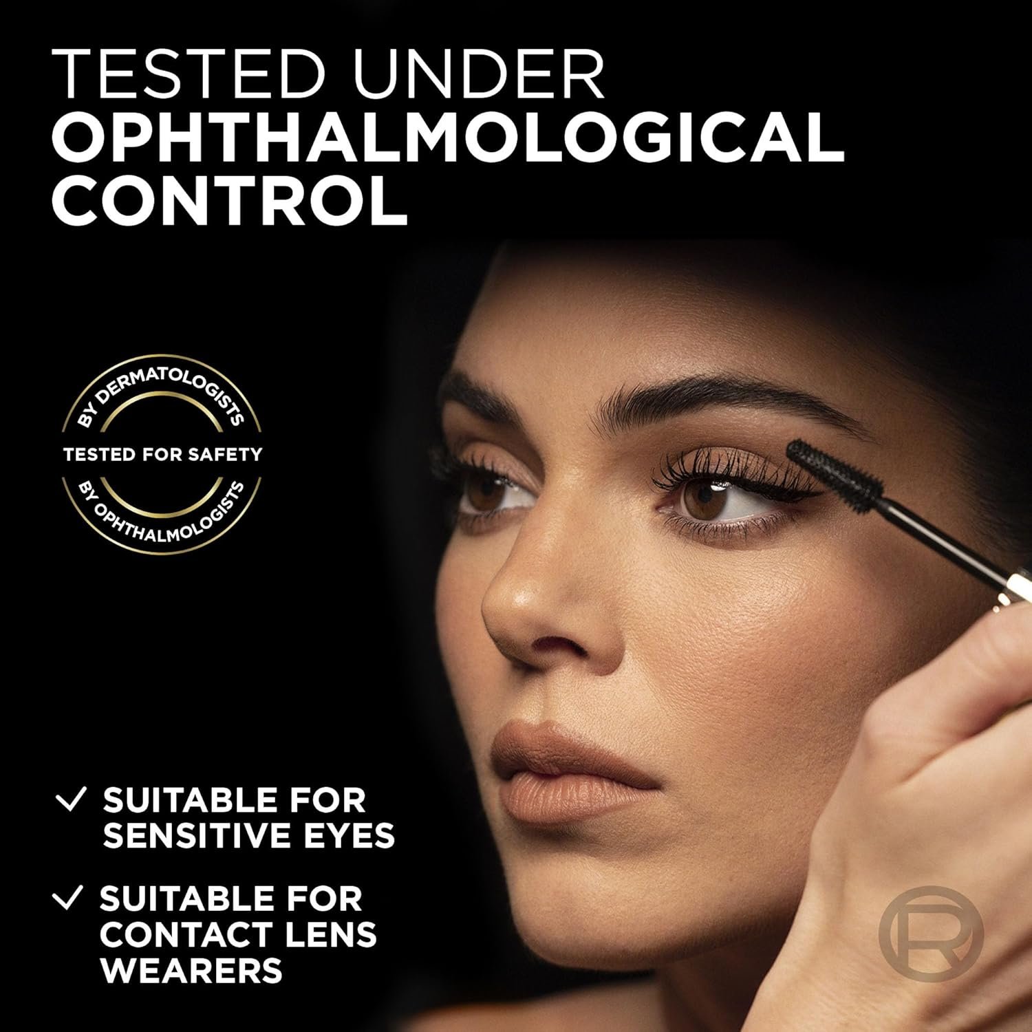 L'Oreal Paris Voluminous Panorama Mascara, Volumizing and Lengthening Formula, Longwear, Smudge-Resistant and Washable, All Night Black Mascara, 0.33 Fl Oz - Image 8