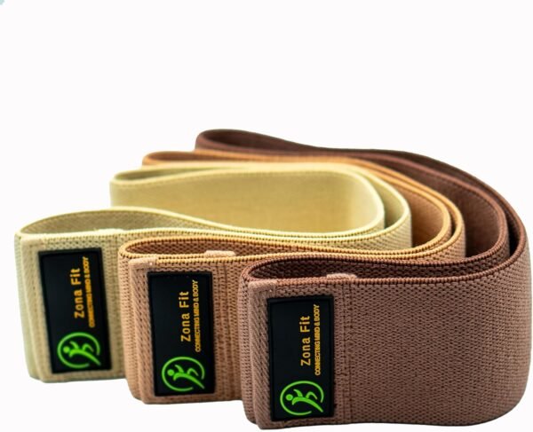 Multifunction Booty Resistance Band, Booty Legs, Physical Therapy, Natural Latex Pull Up Band Set. Fabric Bands Yoga, Non-Slip, Stretch Pilates Flexbands. Workout Bands, Rehab, Fitness and Home Gym. - Image 4