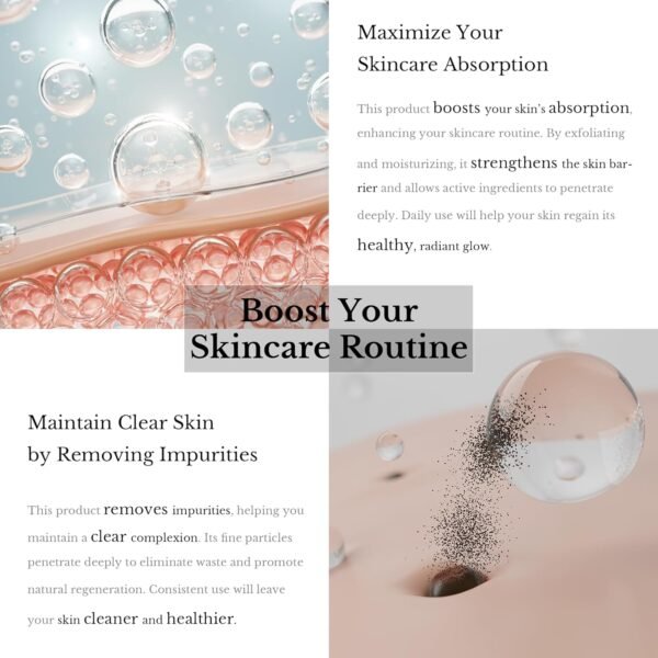 Waterproof Electric Face Brush with IPX5 Rating for Deep Cleansing and Exfoliation - Image 7