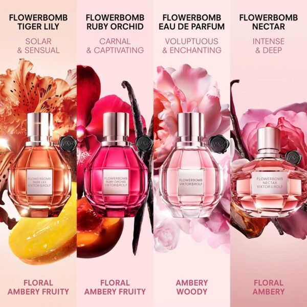 Viktor&Rolf - Flowerbomb Eau de Parfum - Women's Perfume - Floral & Woody - With Notes of Rose, Peony & Patchouli - Image 9