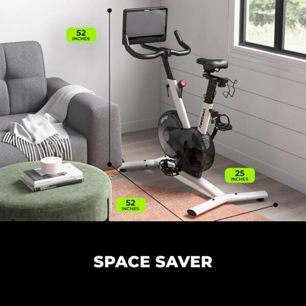 Smart Exercise Bike, Indoor Exercise Bike With 15.6 TouchScreen, Stationary Bike With Auto Resistance, Bluetooth, Training Algorithm, Top Instructors - Image 9