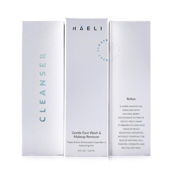 NAELI Gentle Face Cleanser - All Natural Anti Aging Vitamin C Face Wash for Sensitive & Dry Skin with Hyaluronic Acid & Antioxidants - Vegan & Cruelty Free, 4 oz - Image 7