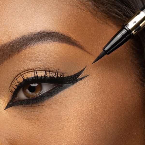 Black Radiance Fine Line Waterproof Liquid Eyeliner Pen - Black Velvet - Image 4
