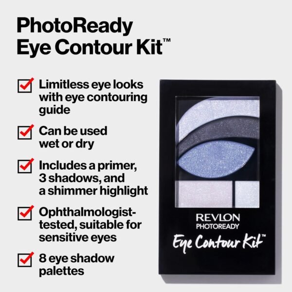 Revlon Eyeshadow Paette, PhotoReady Eye Makeup, Creamy Pigmented in Blendable Matte & Shimmer Finishes 523 Rustic, 0.01 Oz - Image 3