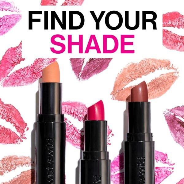 wet n wild Mega Last Matte Lip Color, Semi Matte Hyaluronic Acid Infused, Long Lasting Full Coverage for a Nourishing Pout, Cruelty-Free & Vegan - Bare it All - Image 4