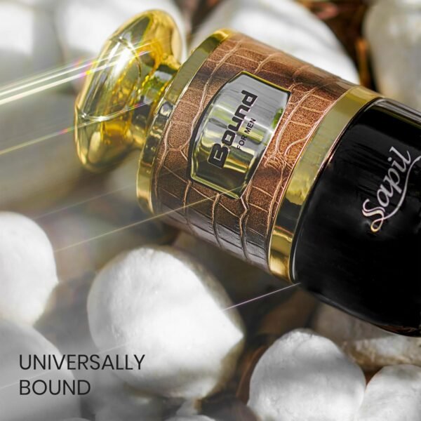 Sapil Bound Perfume for Men - Long-Lasting Dubai Cologne with Spicy and Woody Notes - 3.4 Oz (100 ml) EDT Spray - Ideal Arabic Cologne for Men Daily Wear and Special Occasions - Image 3