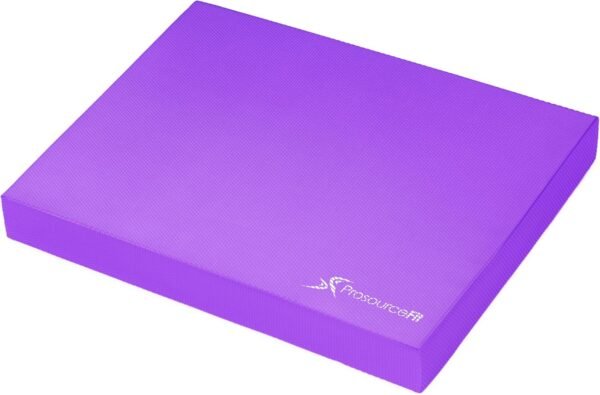 ProsourceFit Exercise Balance Pad – Non-Slip Cushioned Foam Mat & Knee Pad for Fitness and Stability Training, Yoga, Physical Therapy 15.5”x12.75”, Red - Image 2