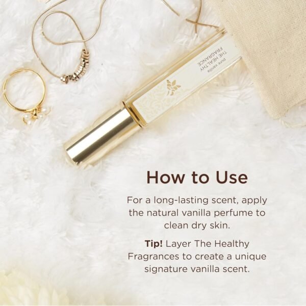 Lavanila Pure Vanilla Perfume for Women, 0.32 oz Roller-Ball - Pure Madagascar Vanilla & Creamy Tonka Bean, The Healthy Fragrance, Clean and Natural - Image 7