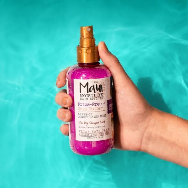 Maui Moisture Frizz-Free + Shea Butter Leave-in Conditioning Mist, Curly Hair Styling, No Drying Alcohols, Parabens or Silicone, 8 Fl Oz - Image 9