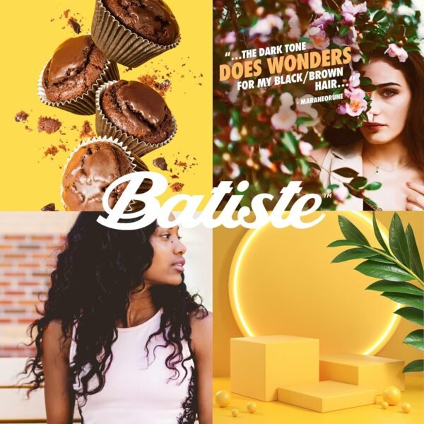 Batiste Dry Shampoo for Dark Hair, Refresh Hair and Absorb Oil Between Washes, Waterless Shampoo for Added Hair Texture and Body, 6.35 OZ Dry Shampoo Bottle - Image 8
