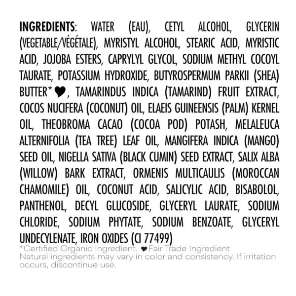 SheaMoisture Facial Wash and Scrub African Black Soap for Blemish Prone Skin to Clarify Skin 4 oz - Image 12