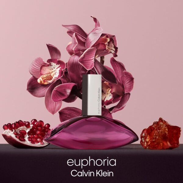 Calvin Klein Euphoria Eau de Parfum – Chypre Women's Perfume – With Notes of Pomegranate, Black Orchid, Lotus Blossom & Mahogany Wood – Long Lasting Fragrance - Image 5
