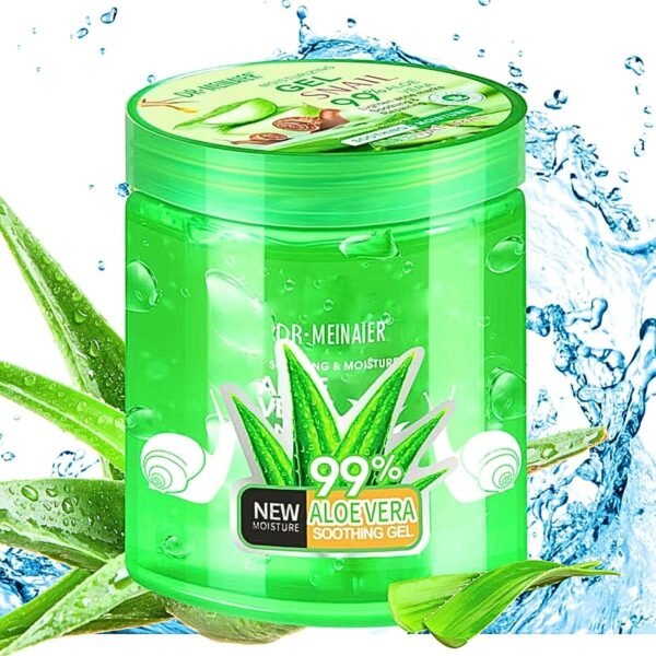 Aloe Vera Gel for Face, Body & Hair, Soothing Aloe Face Moisturizer, Multipurpose Skin Care, Hydrating Aloe Gel, Claming after sunburn 250ml (Aloe Vera) - Image 2