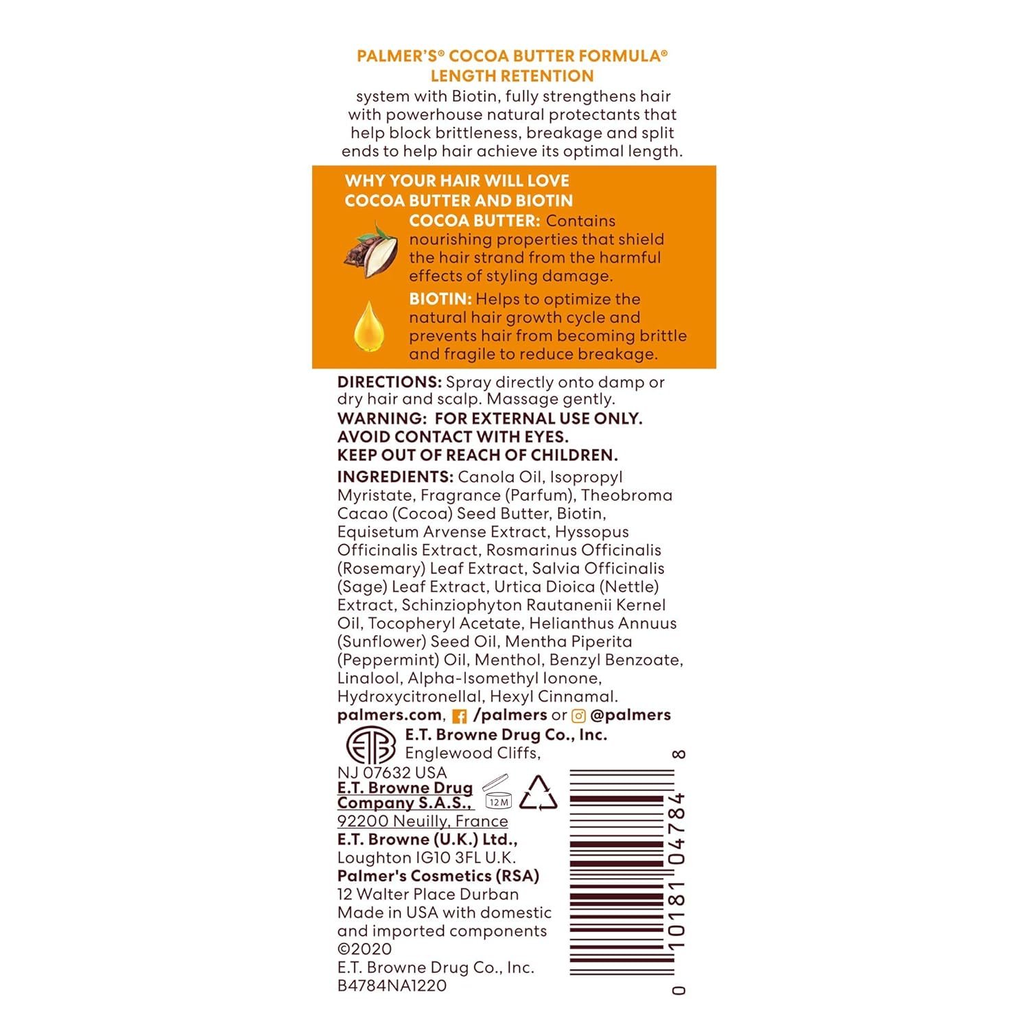 Palmer's Cocoa Butter & Biotin Length Retention Hair and Scalp Oil, 5.1 Ounce - Image 14