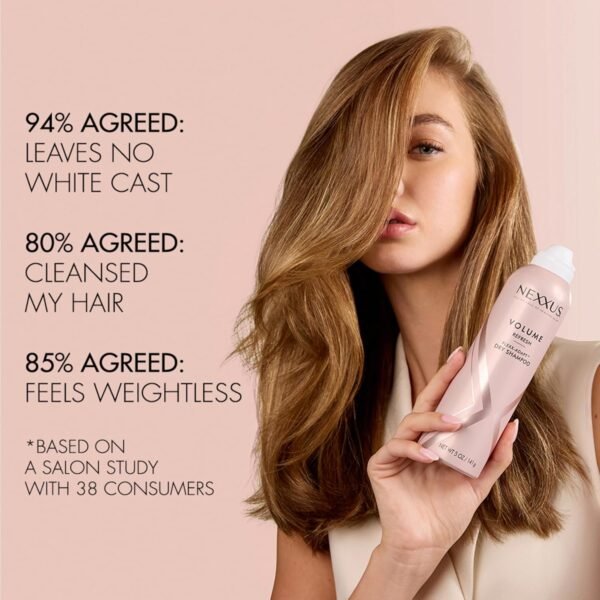 Nexxus Volume Refresh Dry Shampoo For Oil Control + Root-Lifting 72 Hour Freshness with FLEXX-ADAPT Technology 5 oz - Image 10