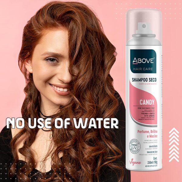ABOVE Dry Shampoo, Candy, 3.17 oz - Volumizing Shampoo - Absorbs Excess Oil - With Red Fruits and Marshmallow Notes - Paraben and Benzene Free - Image 5